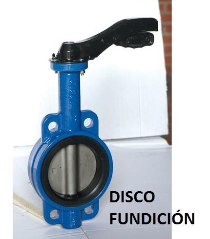 VALVULA MARIPOSA DISCO FUND.DUCTIL 4" (DN-100)
