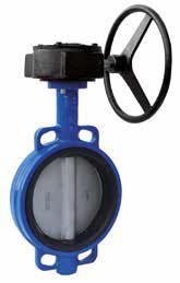 VALVULA MARIPOSA C/REDUCTOR DISCO INOX DN150 
