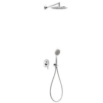 KIT DE DUCHA EMPOTRADO ALPLUS CROMO 