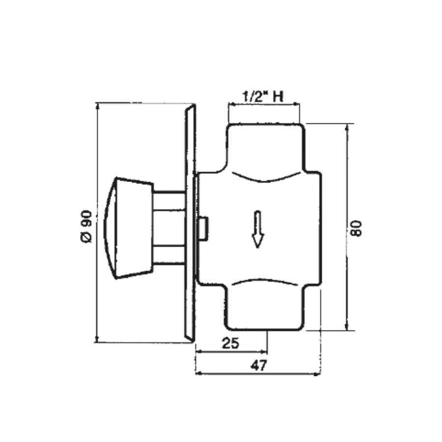 PRESTO 27 GRIFO PARA URINARIO -31709-