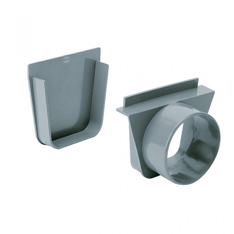 S-245 TAPON/SALIDA CANALETA GRIS 29012