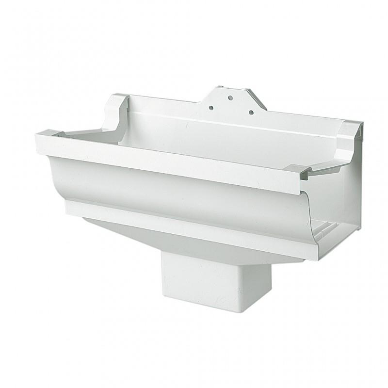 BAJANTE SERIE ALFA SALIDA RECTANG. BLANCA -36031-