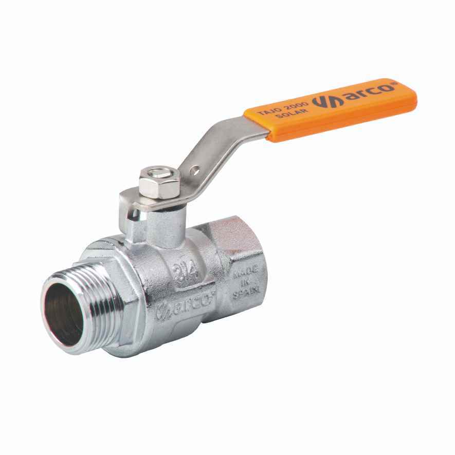 VALVULA ESFERA TAJO SOLAR M/H 1" -SL1134-