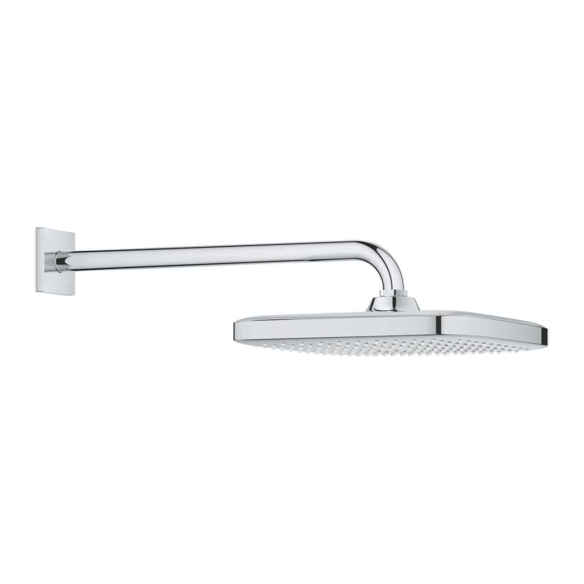 GROHE TEMPESTA 250 CUBE CJTO BRAZO MURAL+ROC. CR.