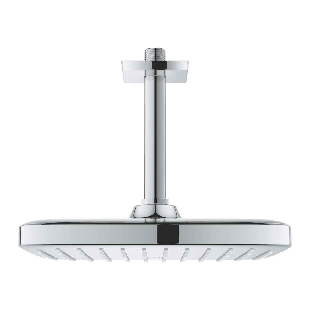 GROHE TEMPESTA 250 CUBE CJTO BRAZO MURAL+ROC. CR.