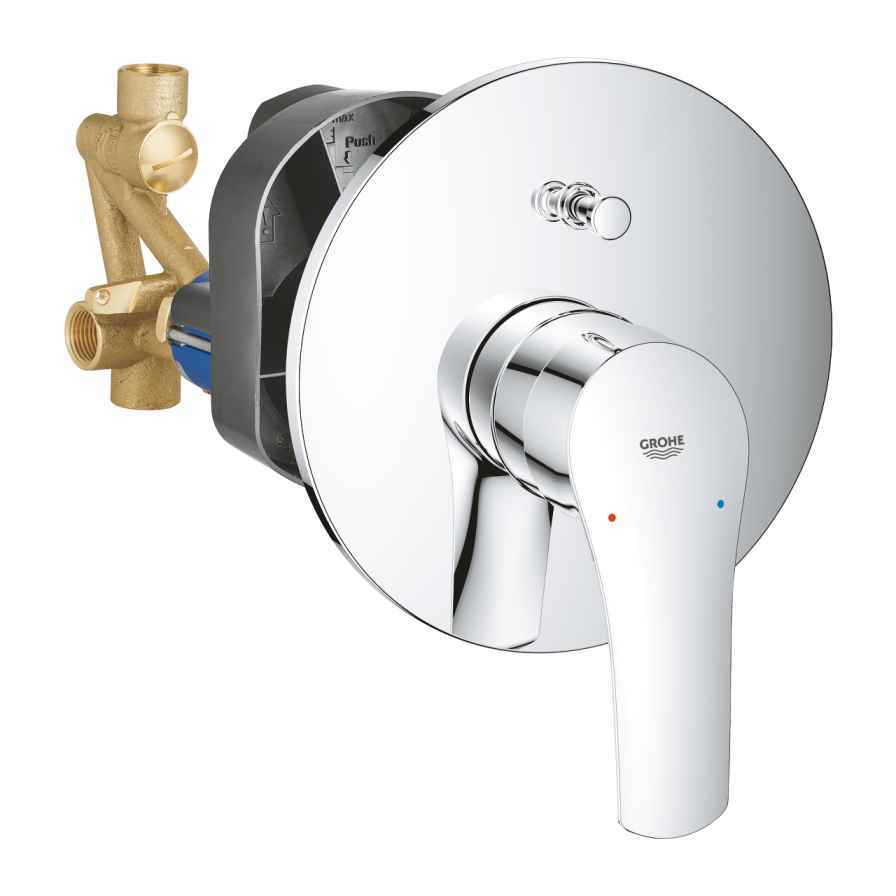 GROHE MONOMANDO BAÑO/DUCHA EMP. EUROSMART CROMO