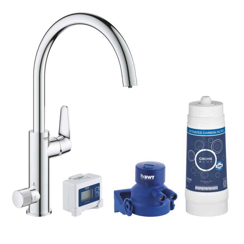 GROHE BLUE PURE BAUCURVE MNDO FREG. VERT. C/FILTRO