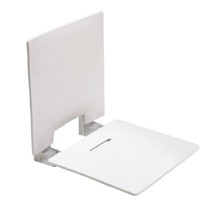 ASIENTO DUCHA C/RESPALDO BLANCO -SD042001-