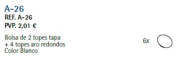 BOLSA CON 6 TOPES A-26