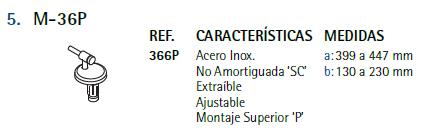 ASIENTO W.C FLORIT M-36CP BLANCO