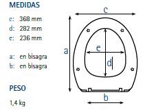 ASIENTO W.C FLORIT BLANCO