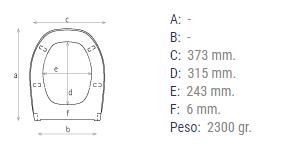 ASIENTO W.C INVIS 2 BLANCO