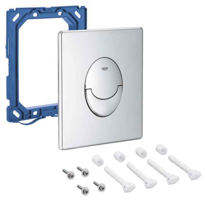 GROHE SKATEAIR PLACA DE COBERTURA+PULSADOR