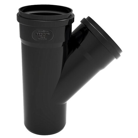 TE 90X45º BAJANTE INSONORIZADA PHONOBLACK