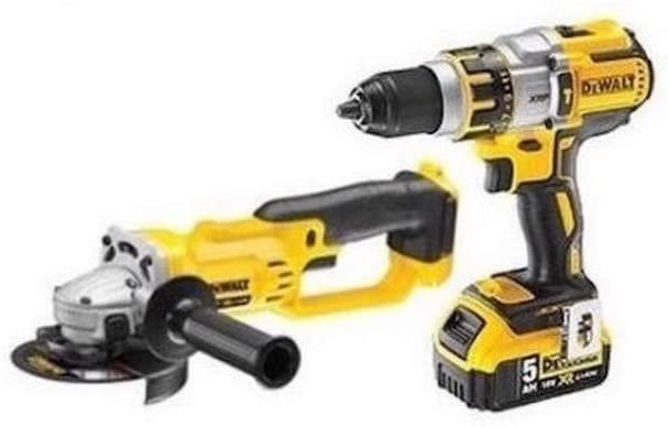KIT DEWALT TALADRO PERCUTOR+AMOLADORA CPROF136
