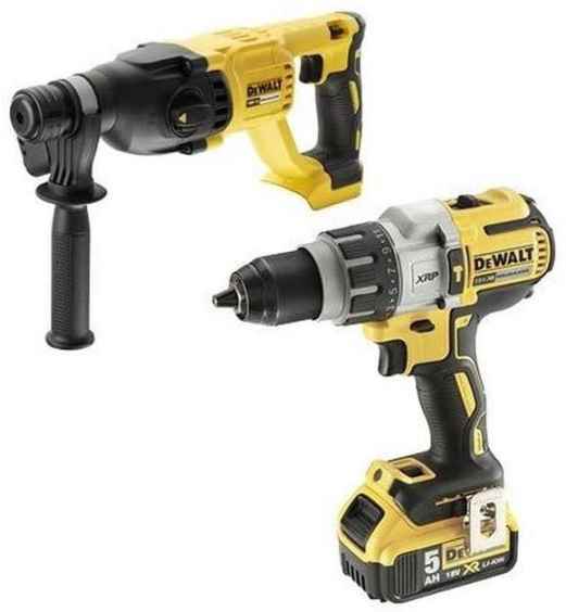 KIT DEWALT TAL. PERCUTOR+MART. S/ESCOB. CPROF398