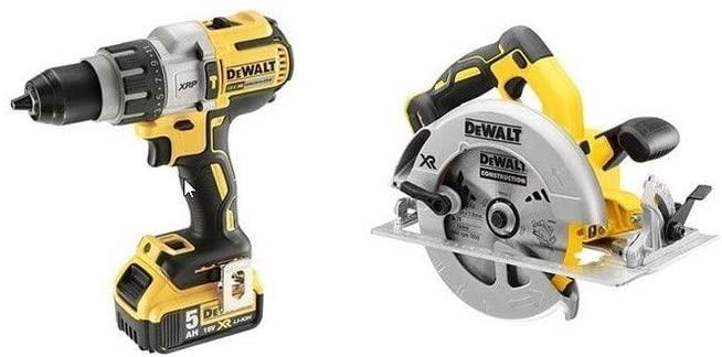 KIT DEWALT TALADRO PERCUTOR+SIERRA CIRCULAR 184MM