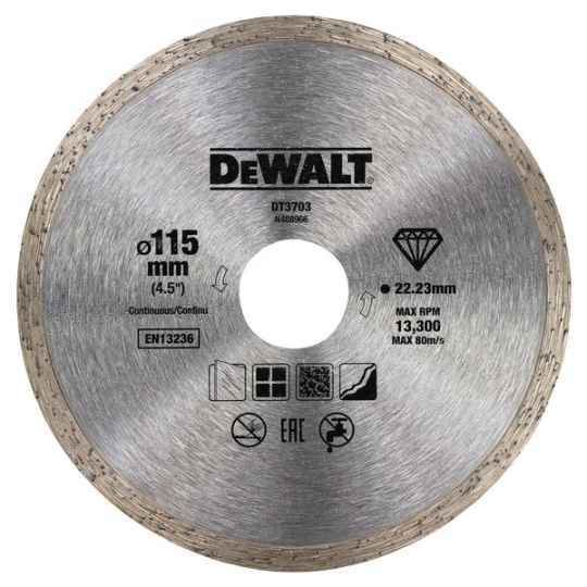 DISCO DIAMANTE BORDE CONTINUO 115X22,2X5MM